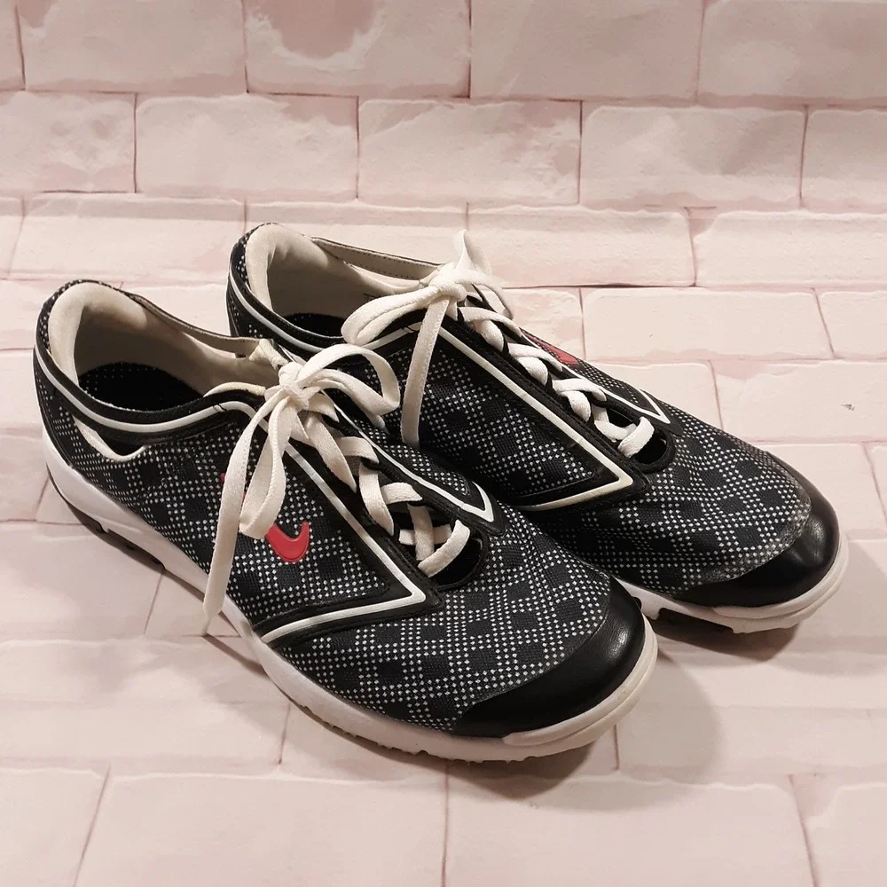Nike Air Summer Lite 3 Golf Shoes Womens Size 9 US Black Tongueless Lightweight